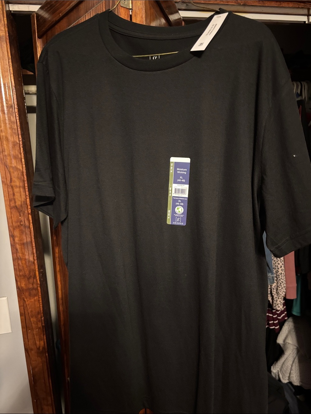 George Black Short-Sleeve Crewneck T-Shirt